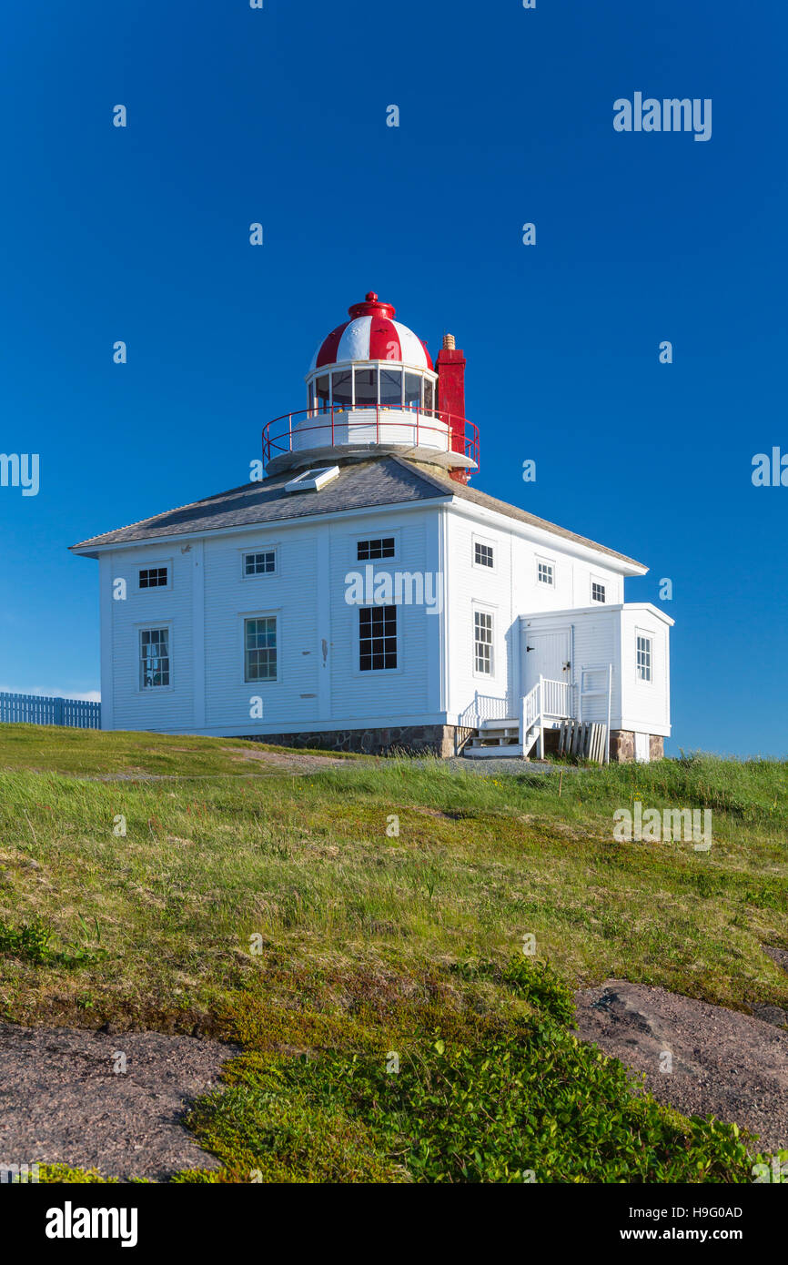 Das Cape Spear National Historic Site in der Nähe von St. John's Neufundland und Labrador, Kanada Stockfoto