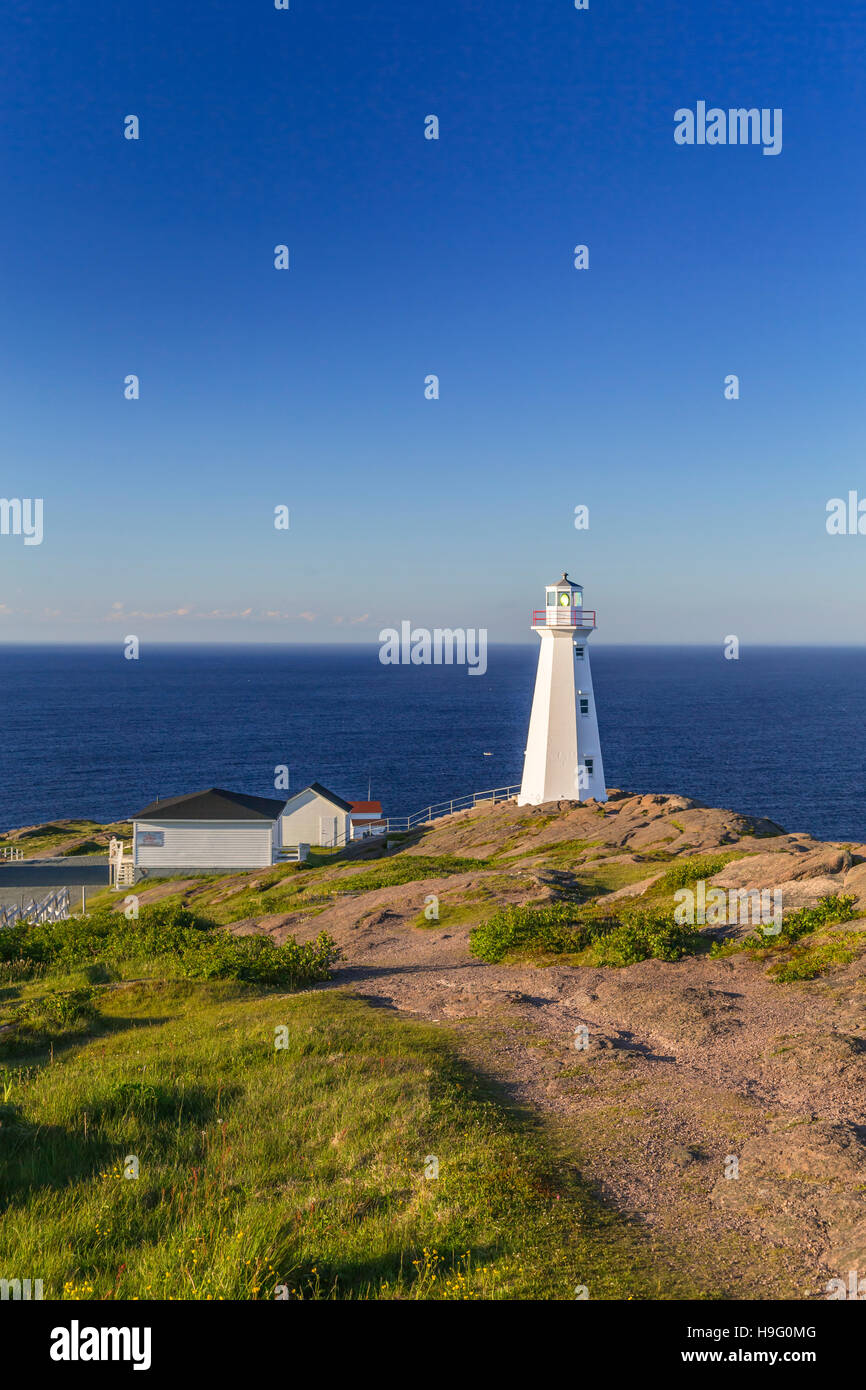 Das Cape Spear National Historic Site in der Nähe von St. John's Neufundland und Labrador, Kanada Stockfoto