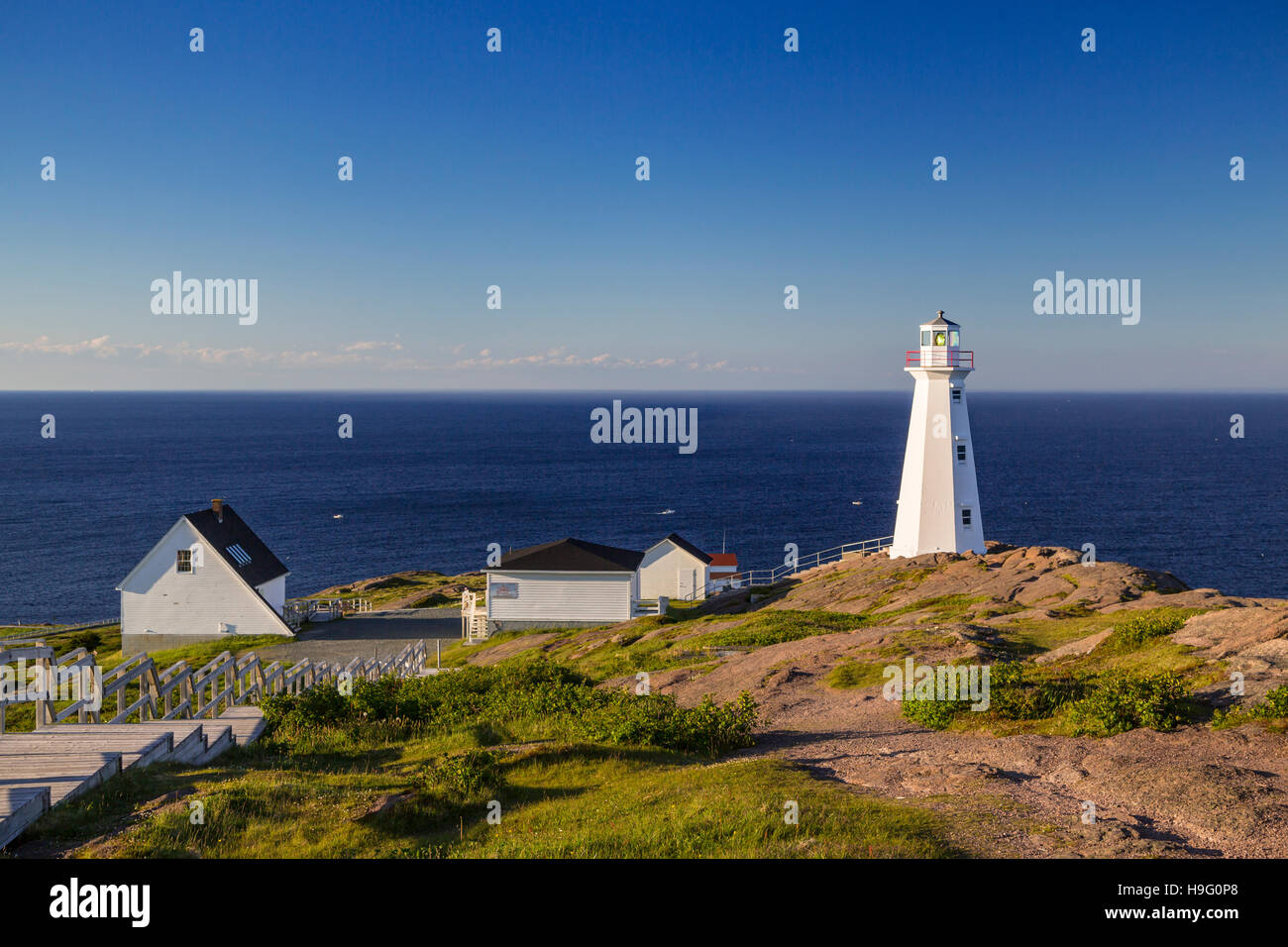 Das Cape Spear National Historic Site in der Nähe von St. John's Neufundland und Labrador, Kanada Stockfoto