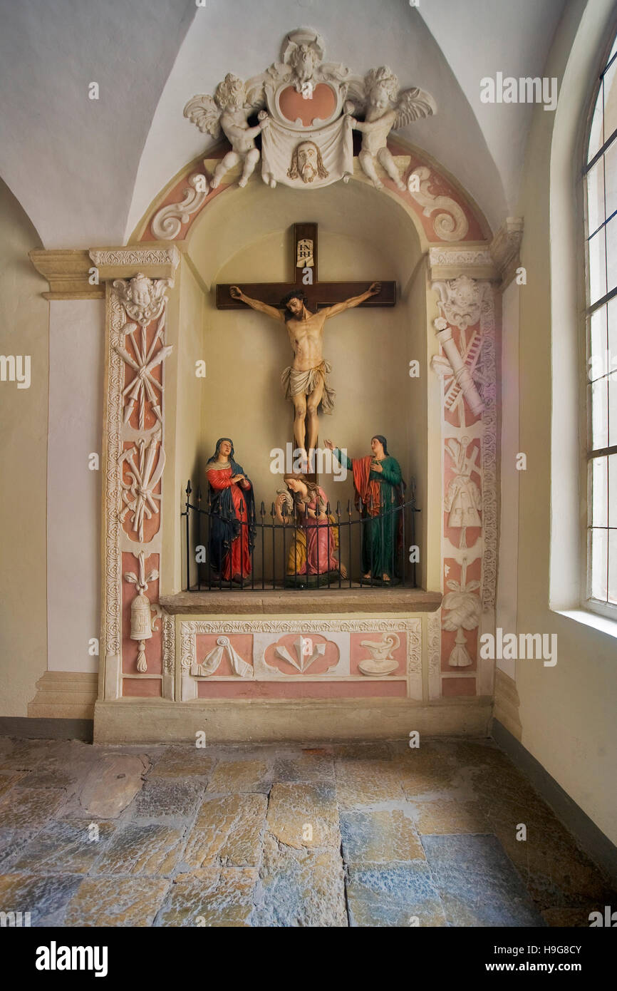 Seitenaltar in Stiegenkirche, Schritt-Kirche in Graz, Steiermark, Österreich, Europa Stockfoto