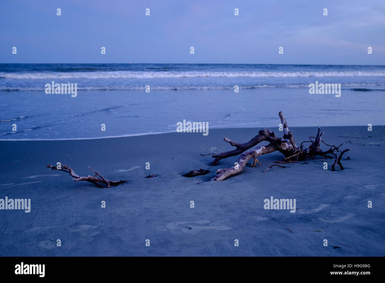 Blick auf das Meer in Seabrook Island, South Carolina, USA Stockfoto