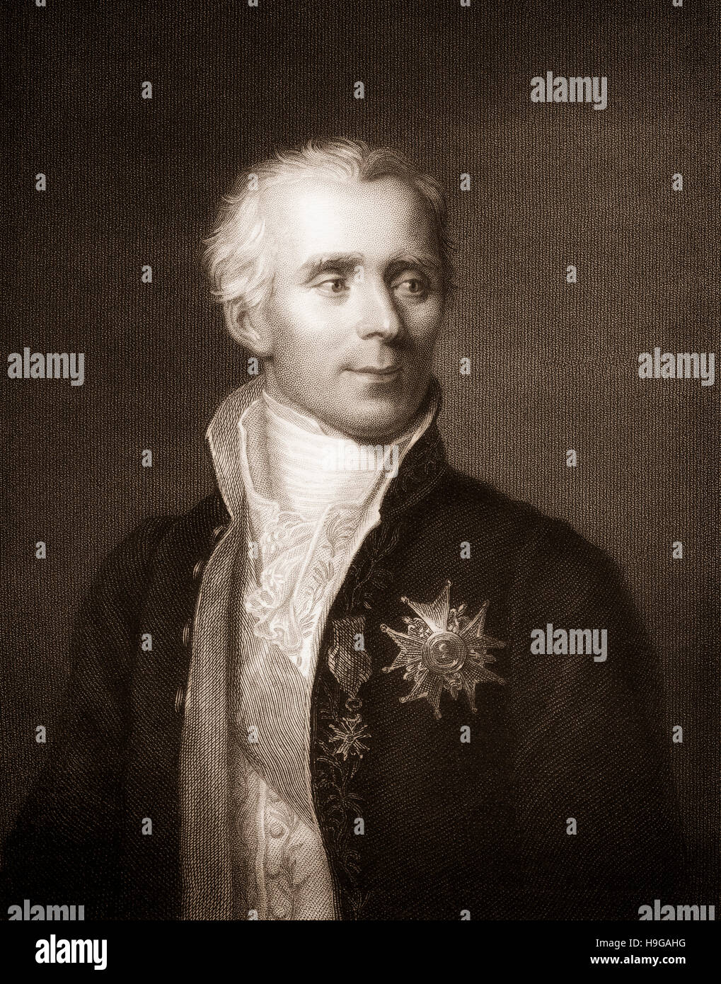 Pierre-Simon, Marquis de Laplace, 1749-1827, ein französischer Gelehrter Stockfoto