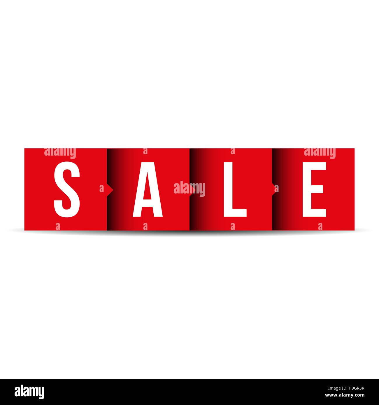 Verkauf-Label Vektor-Schriftzug Stock Vektor