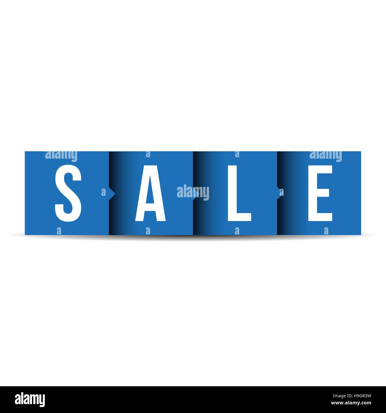 Verkauf-Label Vektor-Schriftzug Stock Vektor