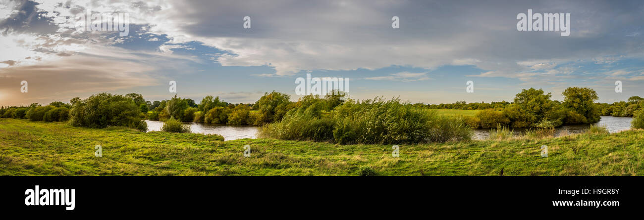 Fluss Ouse, York, UK. Stockfoto