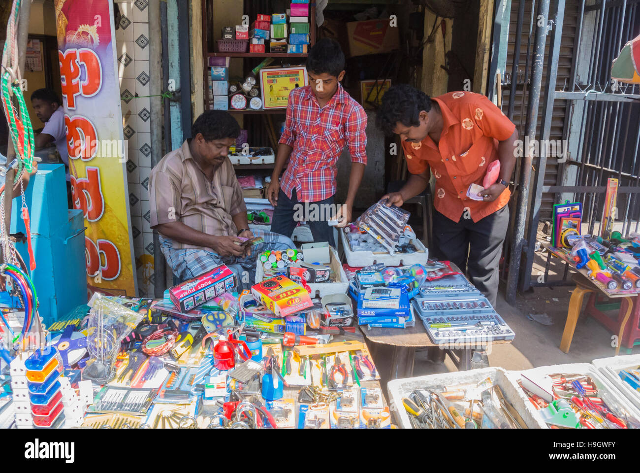Pettah Market Colombo Sri Lanka Stockfoto
