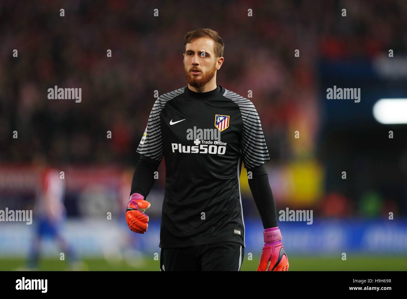 Madrid, Spanien. 19. November 2016. Jan Oblak (Atletico) Fußball: Spanisch "La Liga Santander" match zwischen Atletico de Madrid 0-3 Real Madrid im Vicente Calderon Stadion in Madrid, Spanien. © Mutsu Kawamori/AFLO/Alamy Live-Nachrichten Stockfoto
