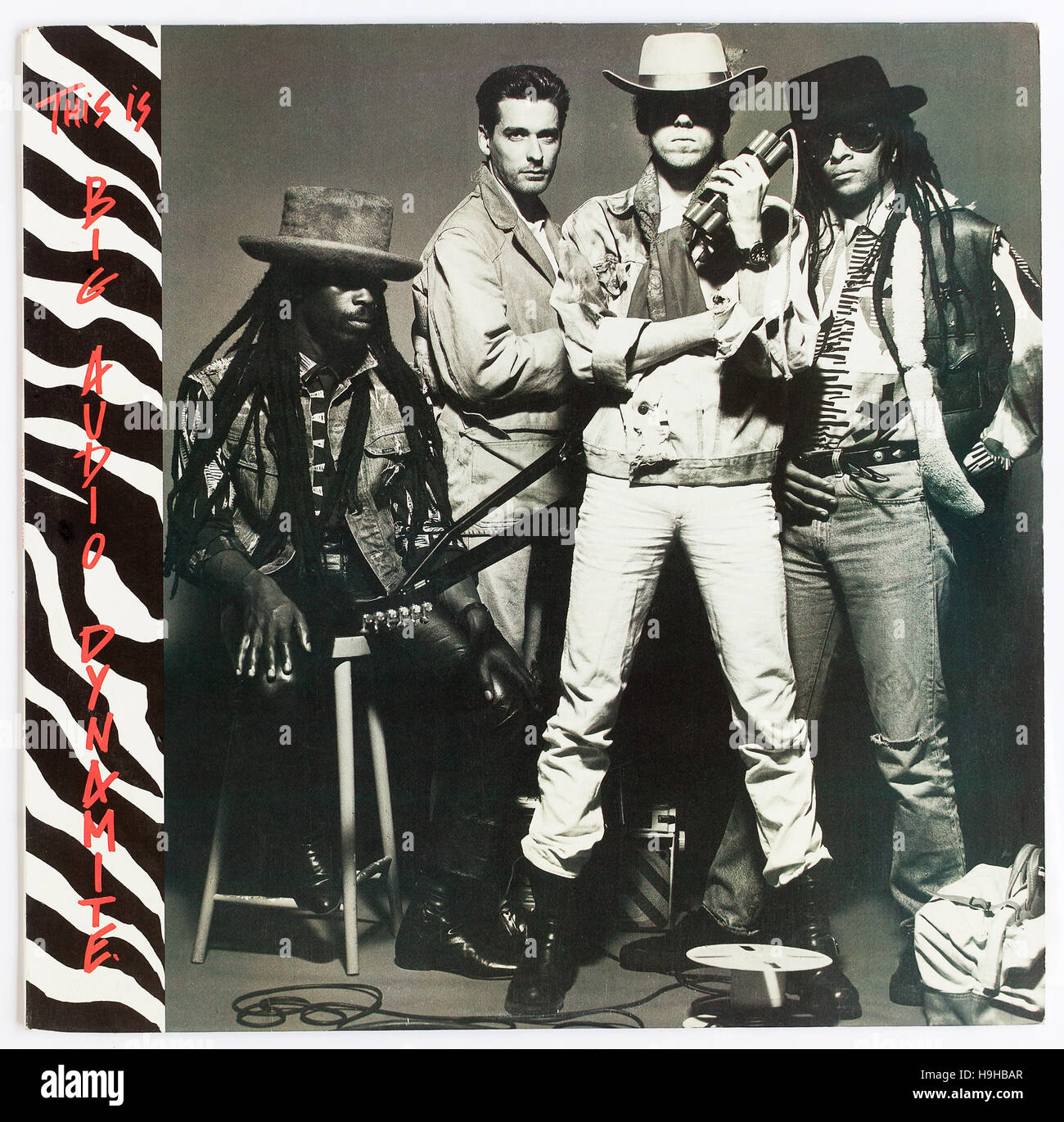 Das Cover von 'This is Big Audio Dynamite', 1985 Album von Big Audio Dynamite auf Kolumbien - nur für redaktionelle Verwendung Stockfoto