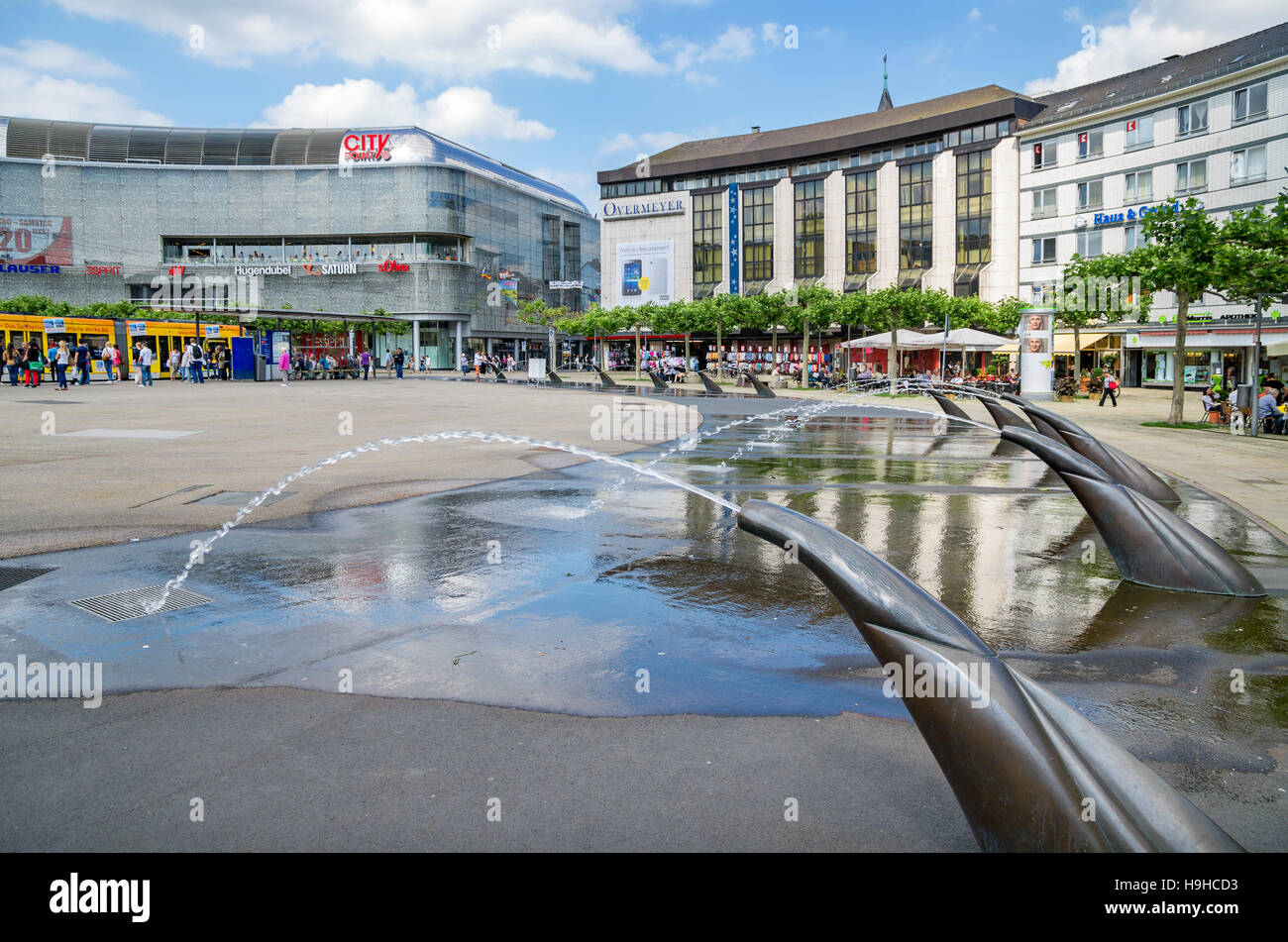 Konigsplatz Platz. Kassel, Hessen, Deutschland Stockfoto