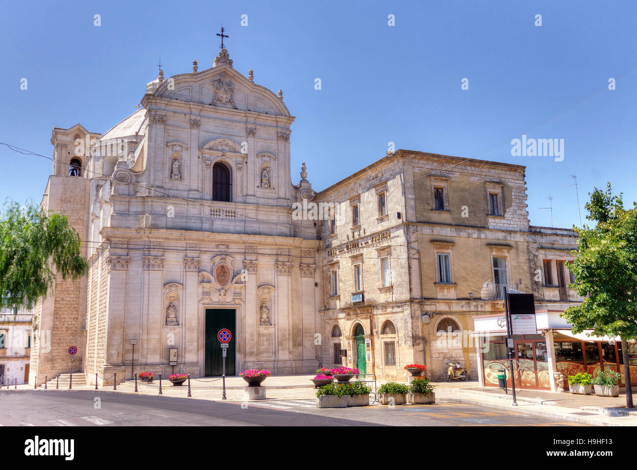Italien, Apulien, Martina Franca, Chiesa del Carmine Stockfoto