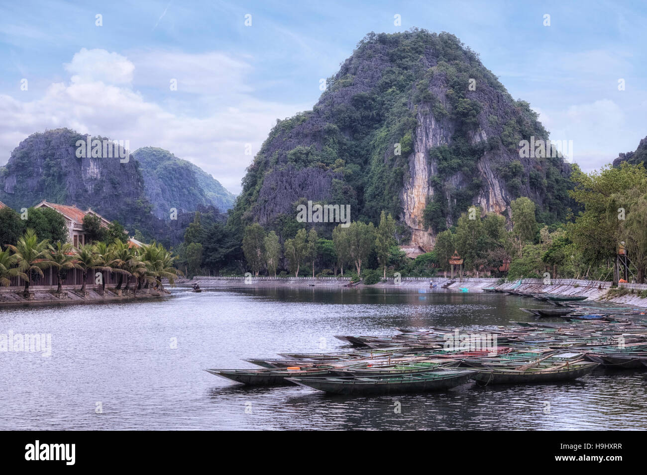 Tam Coc, Ninh Binh, Vietnam, Asien Stockfoto