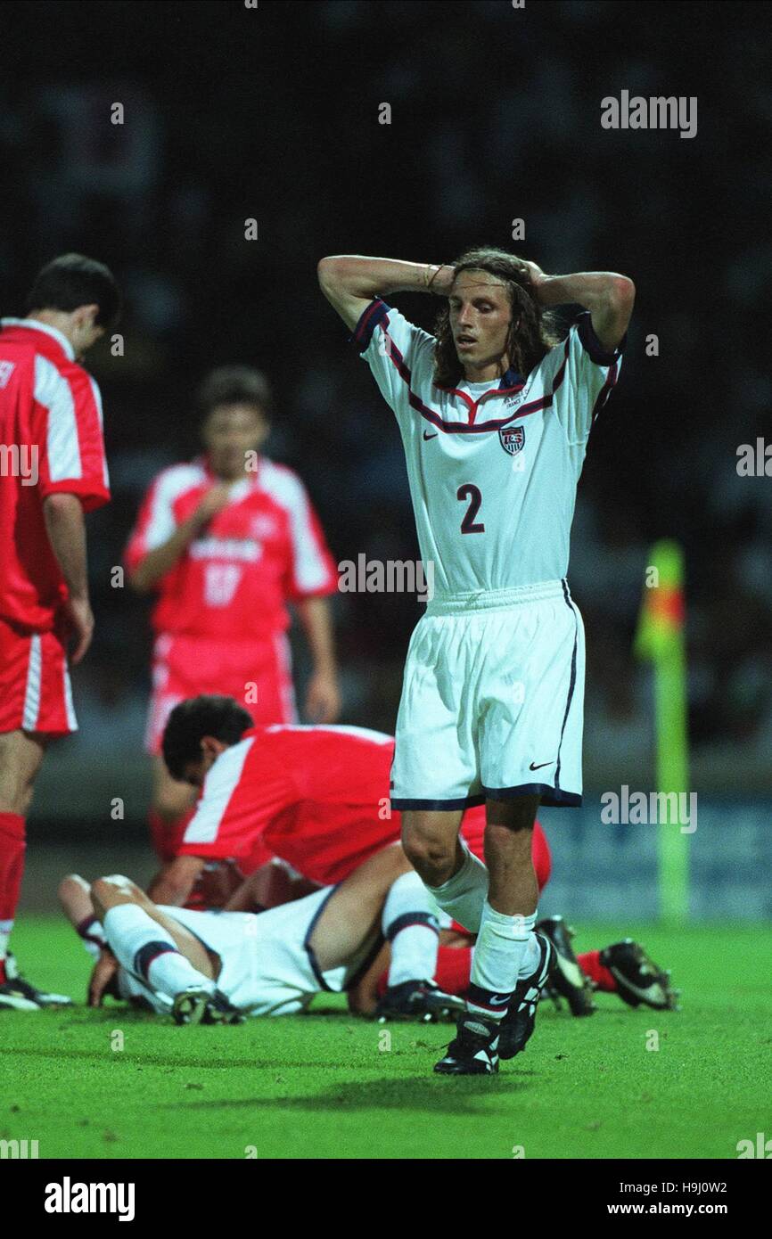 FRANKIE HEJDUK USA & TAMPA BAY MUTINY 25. Juni 1998 Stockfoto