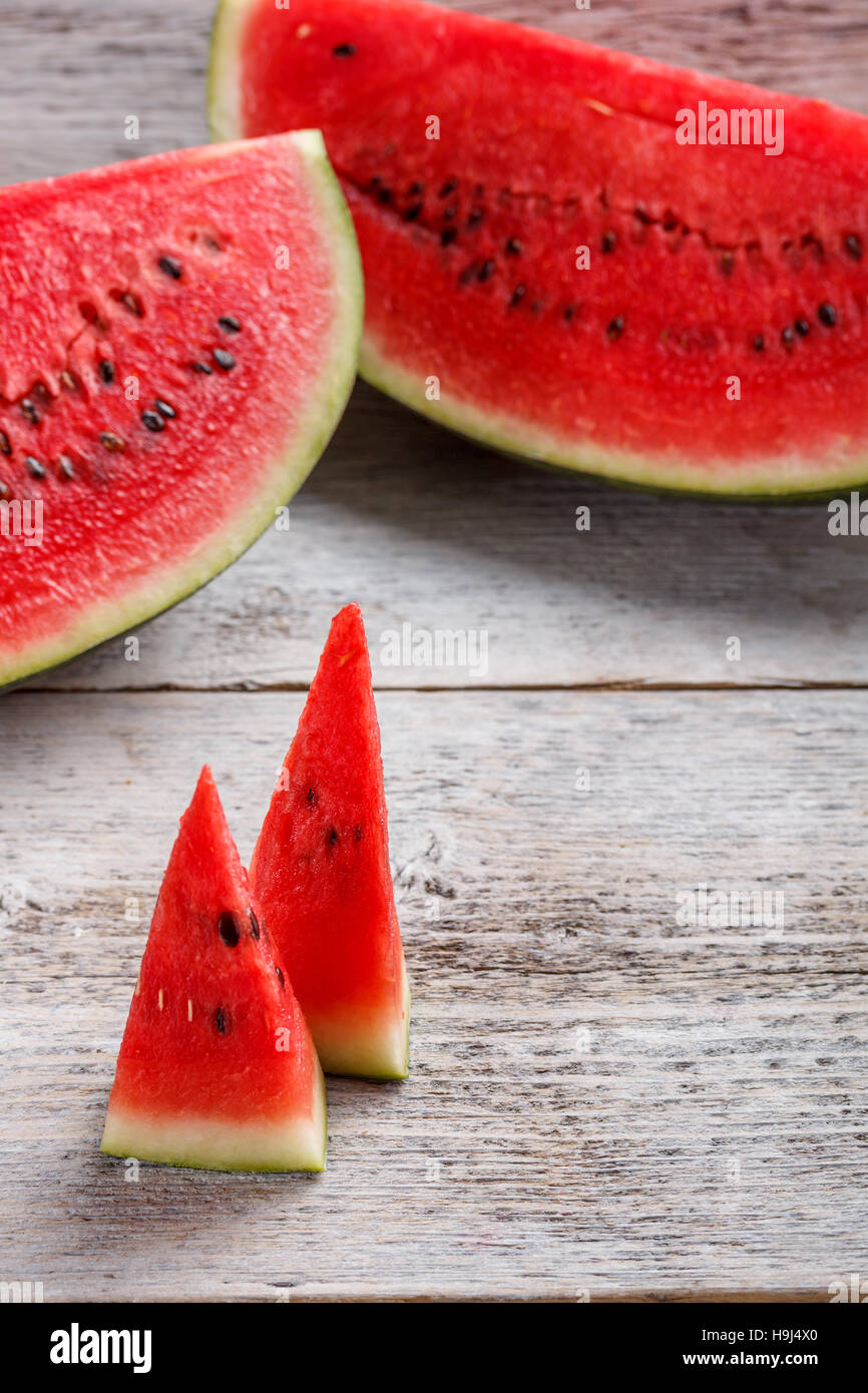 Scheiben Wassermelone Stockfoto