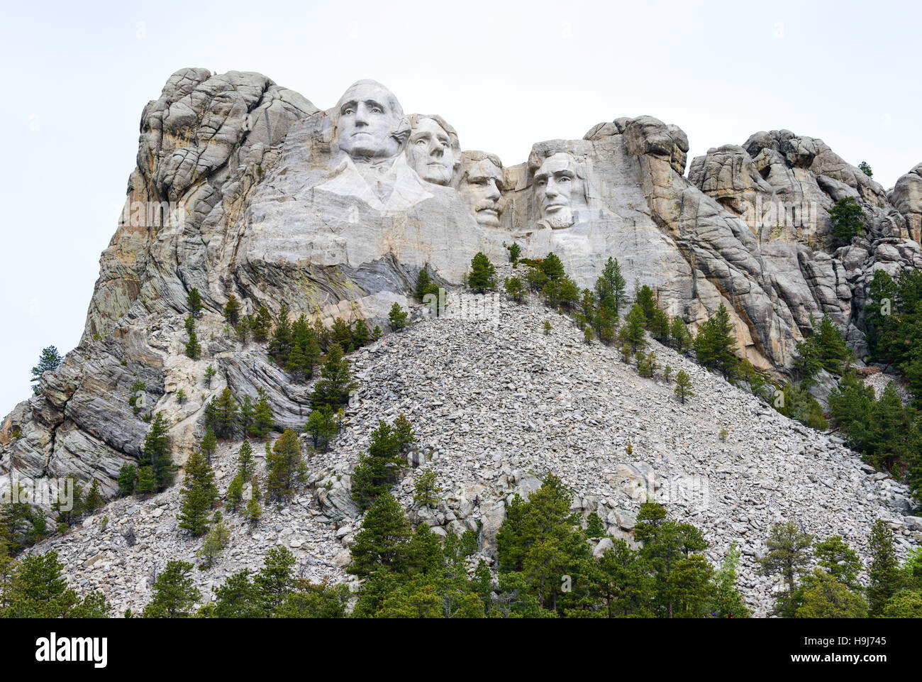 Das Mount Rushmore National Memorial Stockfoto