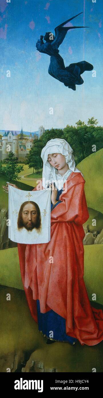 Roger van der Weyden (1400 - 1464) Sainte Veronique Stockfoto