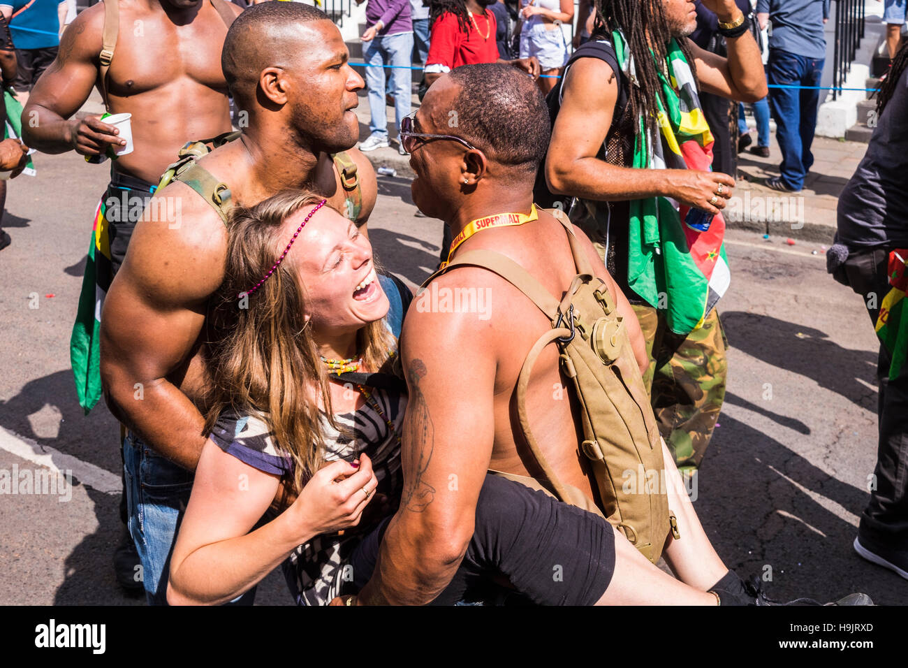 2016 Notting Hill Carnival, London, England, Großbritannien Stockfoto