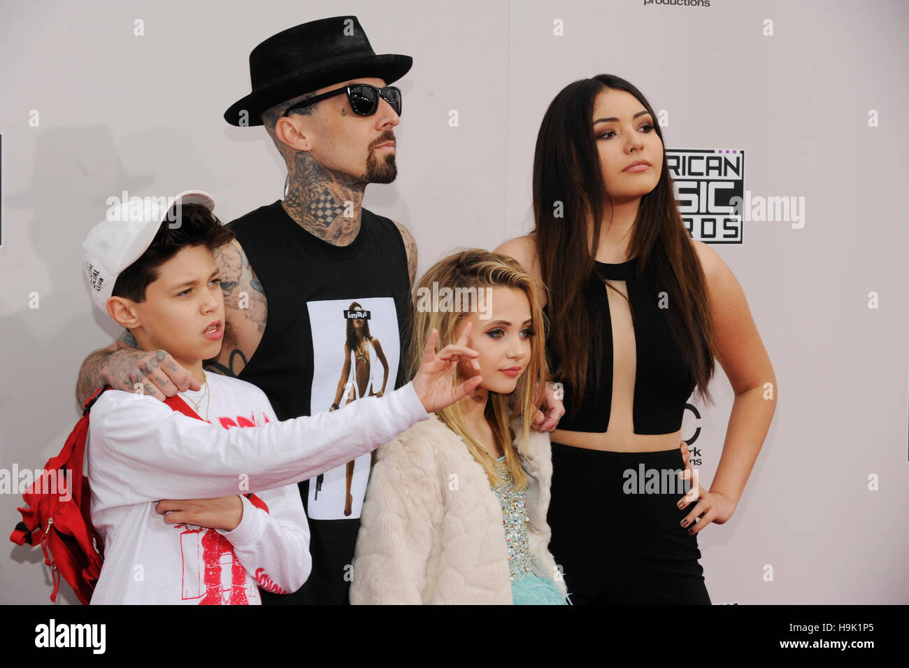 Landon Asher Barker, Travis Barker, Alabama Luella Barker, Atiana De La