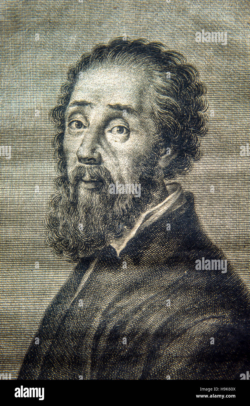 Giulio Pippi de ' Jannuzzi oder Giannuzzi, sagte Giulio Romano (Rom, um 1499 - Mantova, 1 November 1546), es war ein italienischer Architekt und Maler Stockfoto