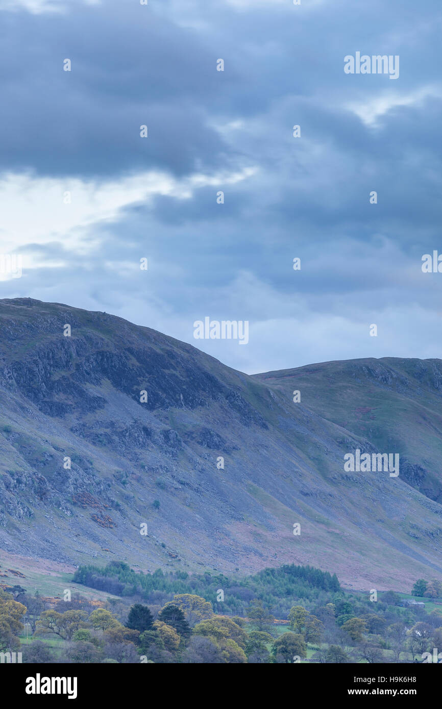 Die Hochmoore im Lake District, mit Blick auf Ullswater. Stockfoto