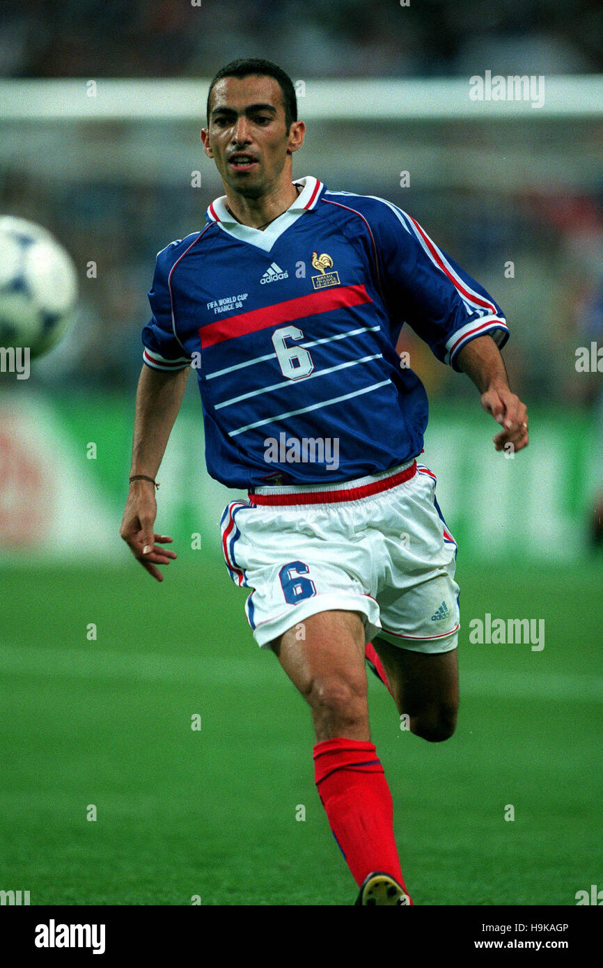 YOURI DJORKAEFF Frankreich & INTER Mailand FC 12. Juli 1998 Stockfoto YOURI DJORKAEFF Frankreich & INTER Mailand FC 12. Juli 1998 Stockfoto