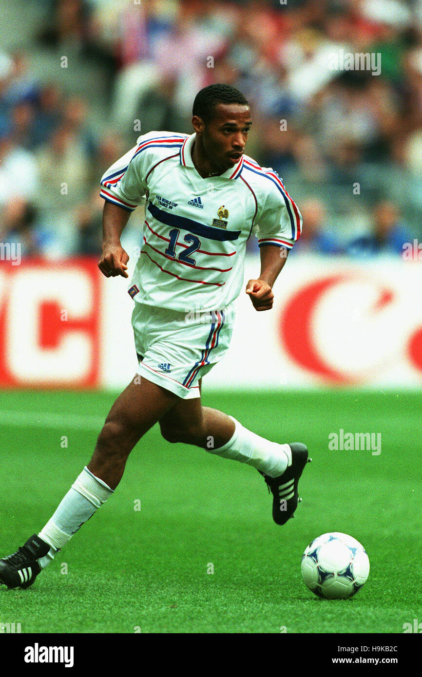 THIERRY HENRY Frankreich 16. Juni 1998 Stockfoto