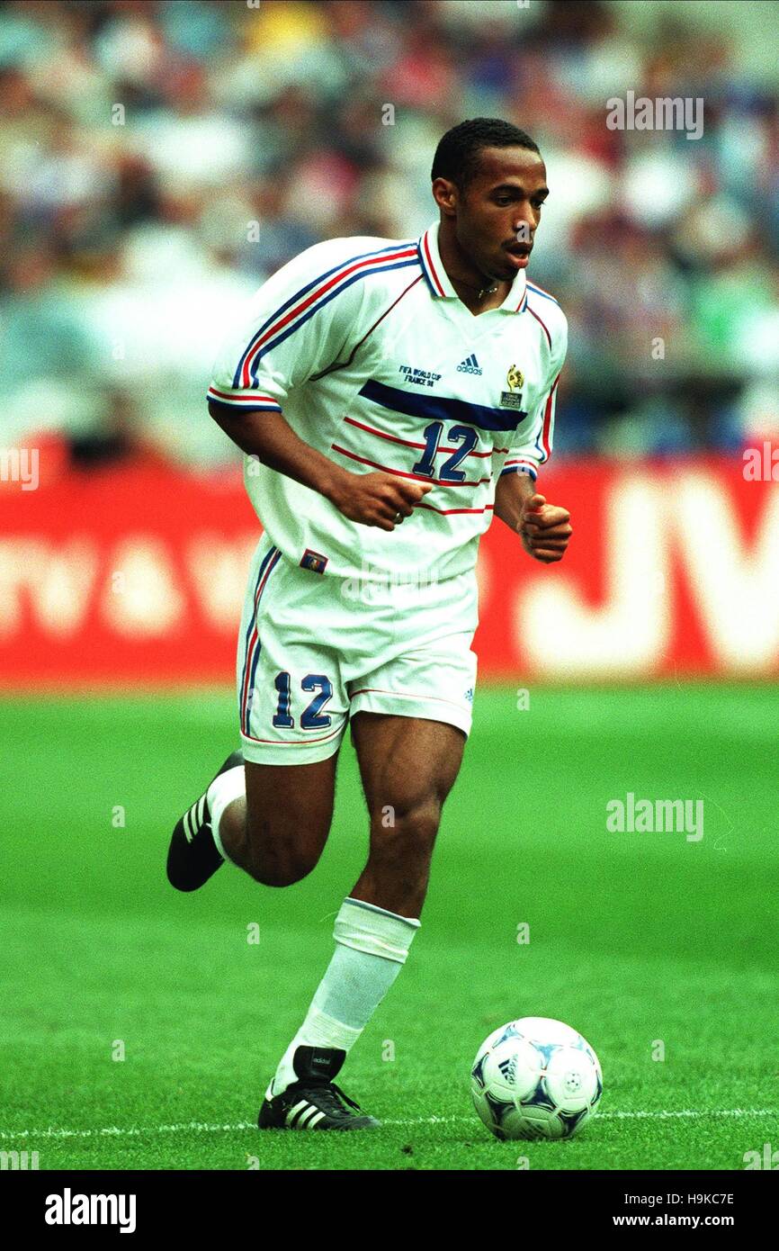 THIERRY HENRY Frankreich 16. Juni 1998 Stockfoto