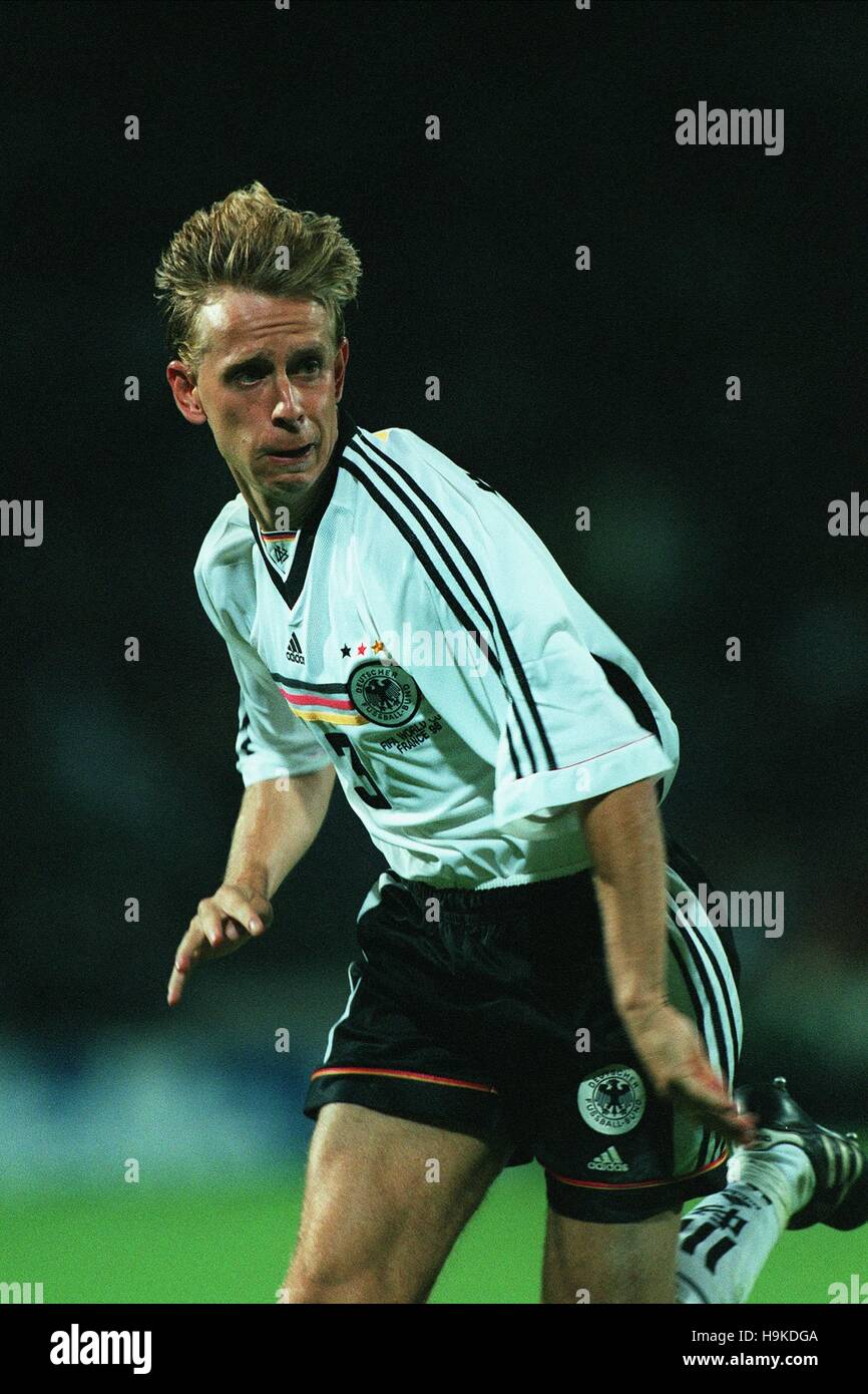 Jörg HEINRICH Deutschland & BORUSSIA DORTMUND 4. Juli 1998 Stockfoto