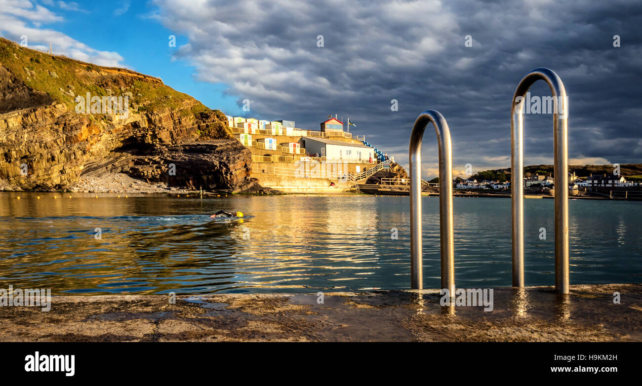 Bude Strand Stockfoto