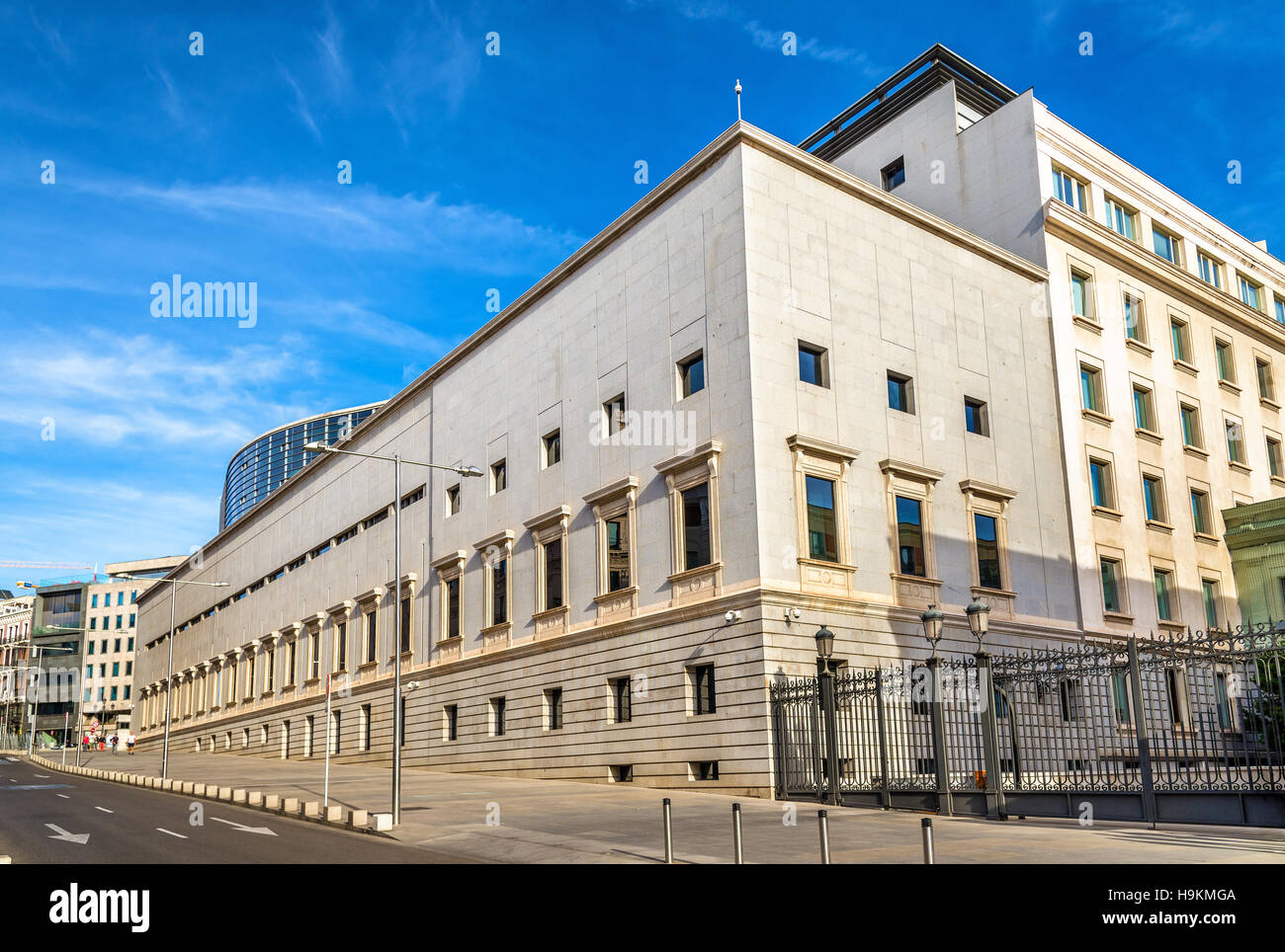 Kongress der Abgeordnetenkammer in Madrid, Spanien Stockfoto