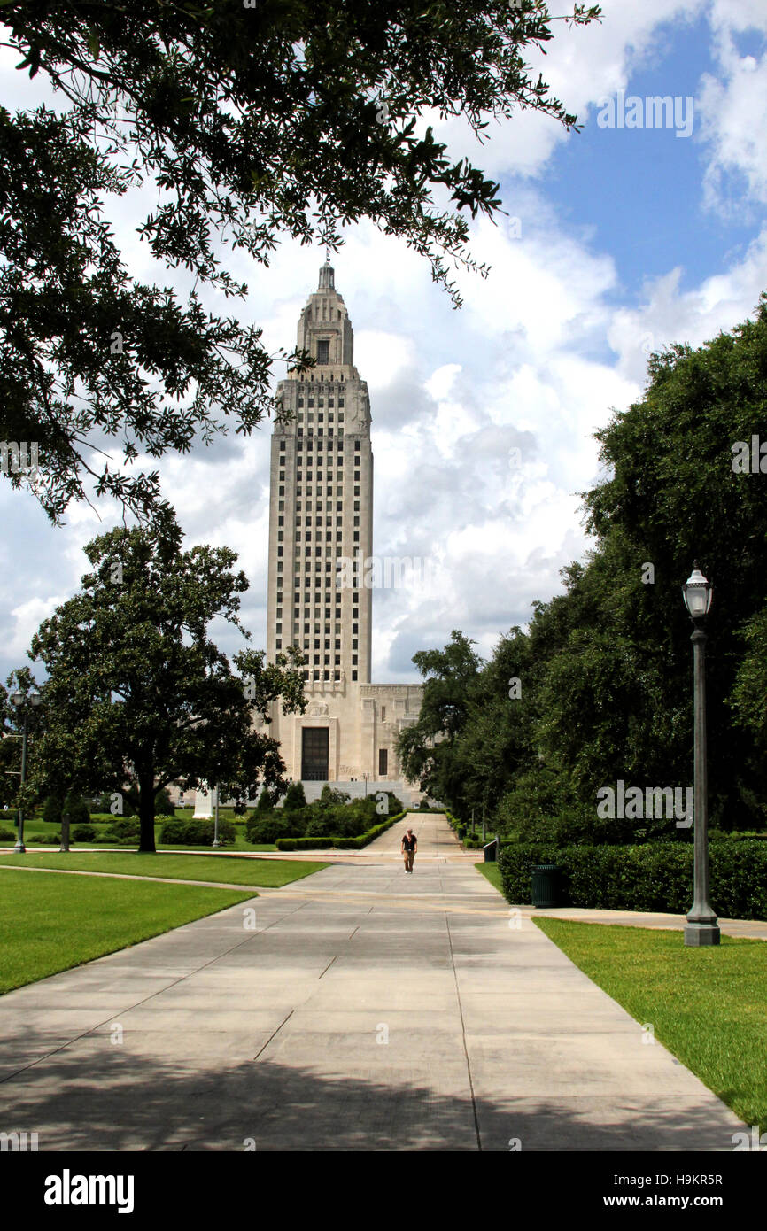 Neue State Capitol building in Baton Rouge, Louisiana Stockfoto