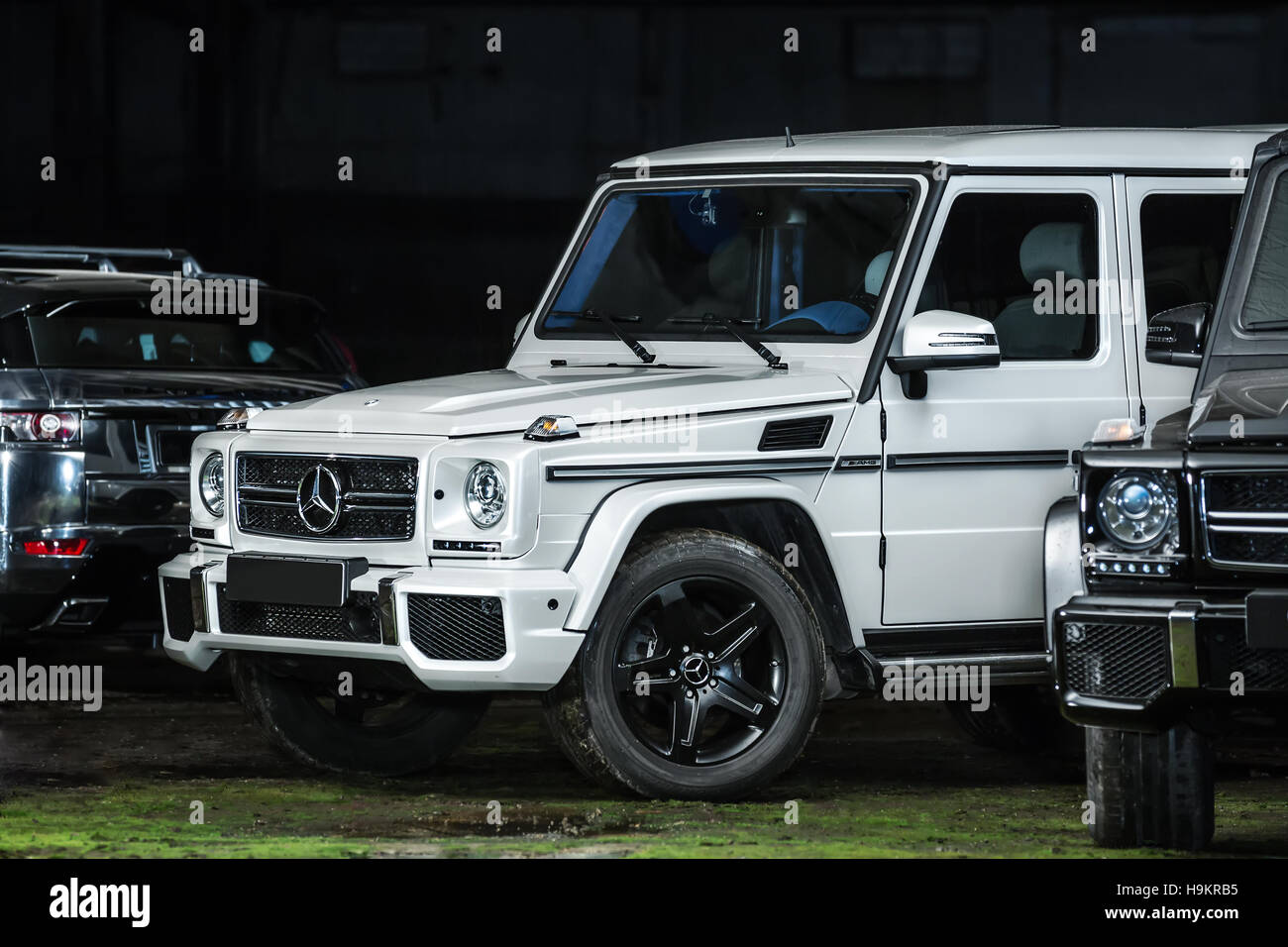 Mercedes G55 AMGtuning Stockfotografie Alamy