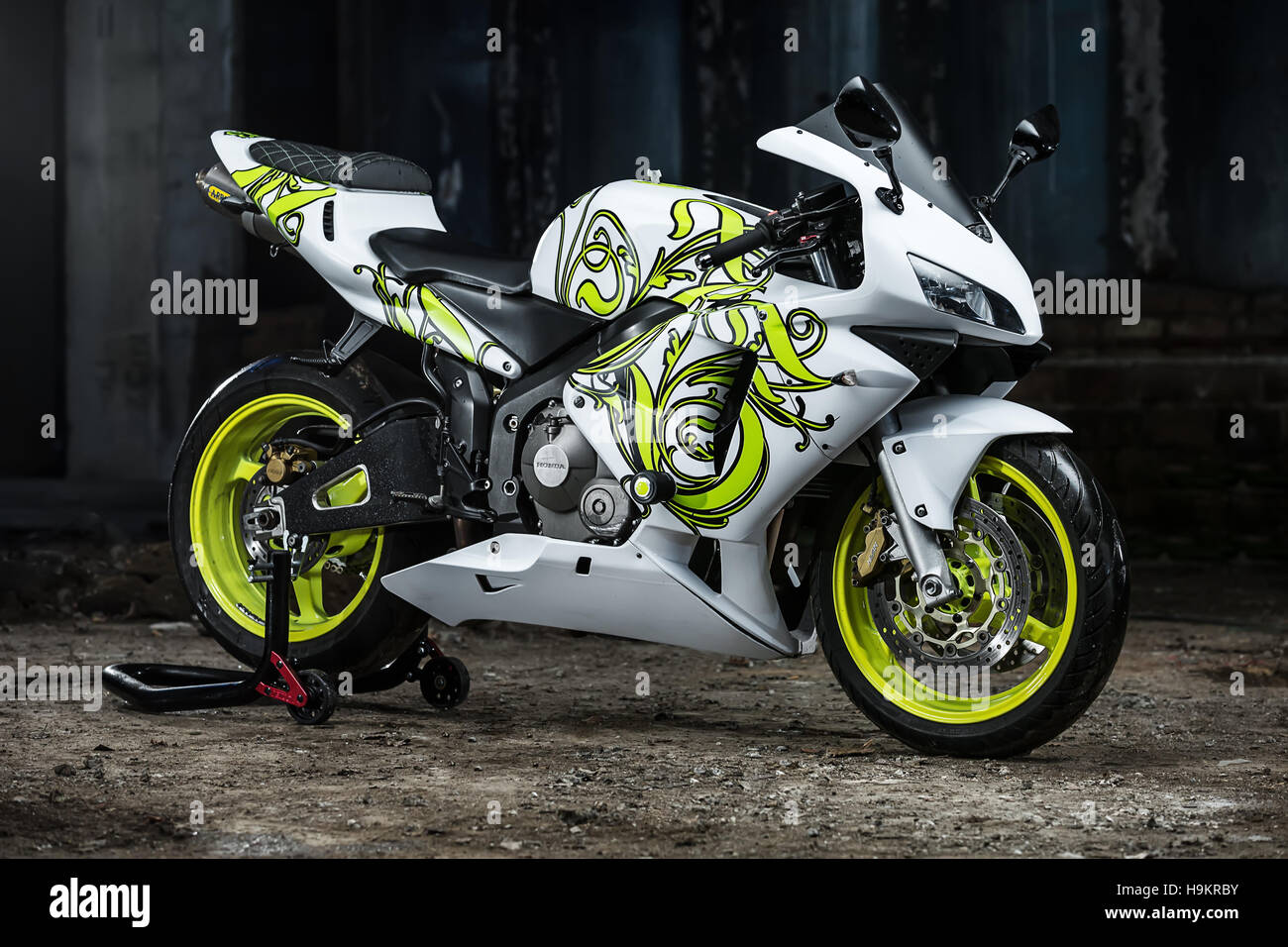 Honda Sport Motorrad tuning Stockfotografie - Alamy