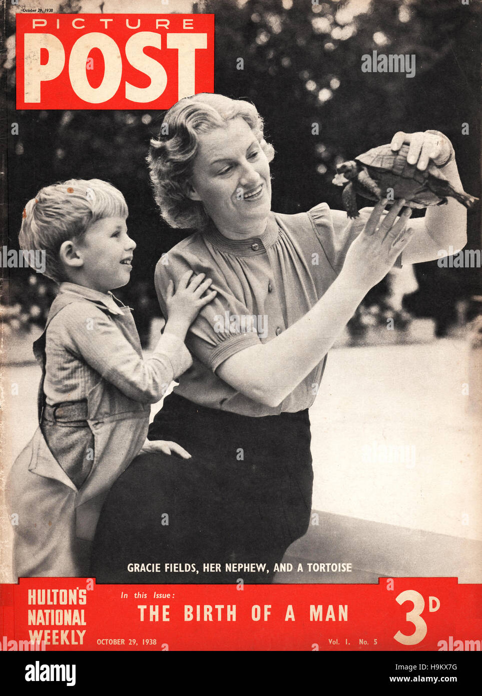 1938 Bild Post Gracie Fields Stockfoto 1938 Bild Post Gracie Fields Stockfoto