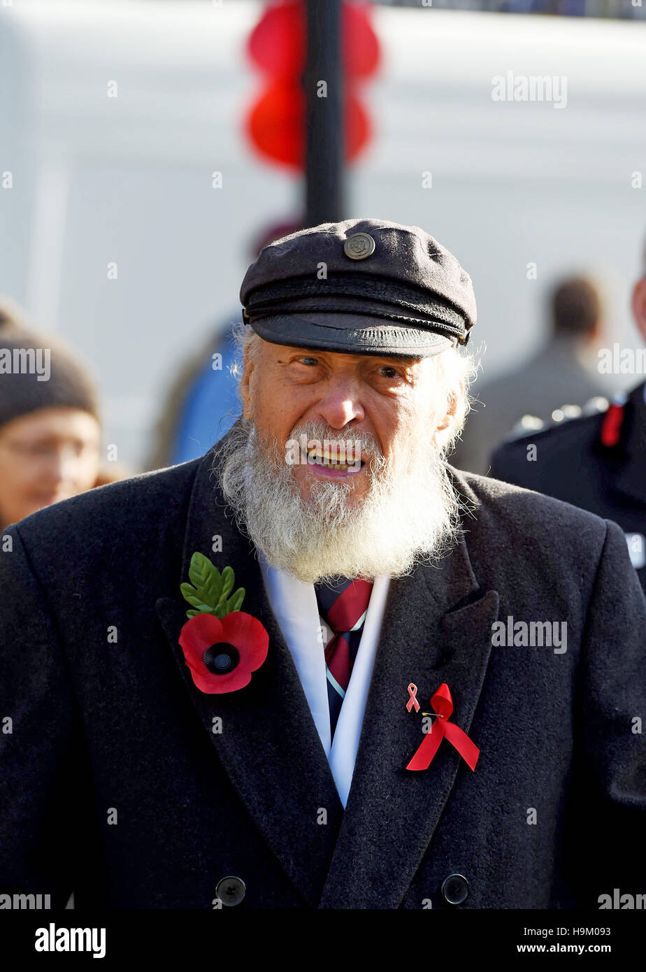 George Montague (93 Jahre alt) aus Brighton, Autor von The Only Gay in the Village Stockfoto