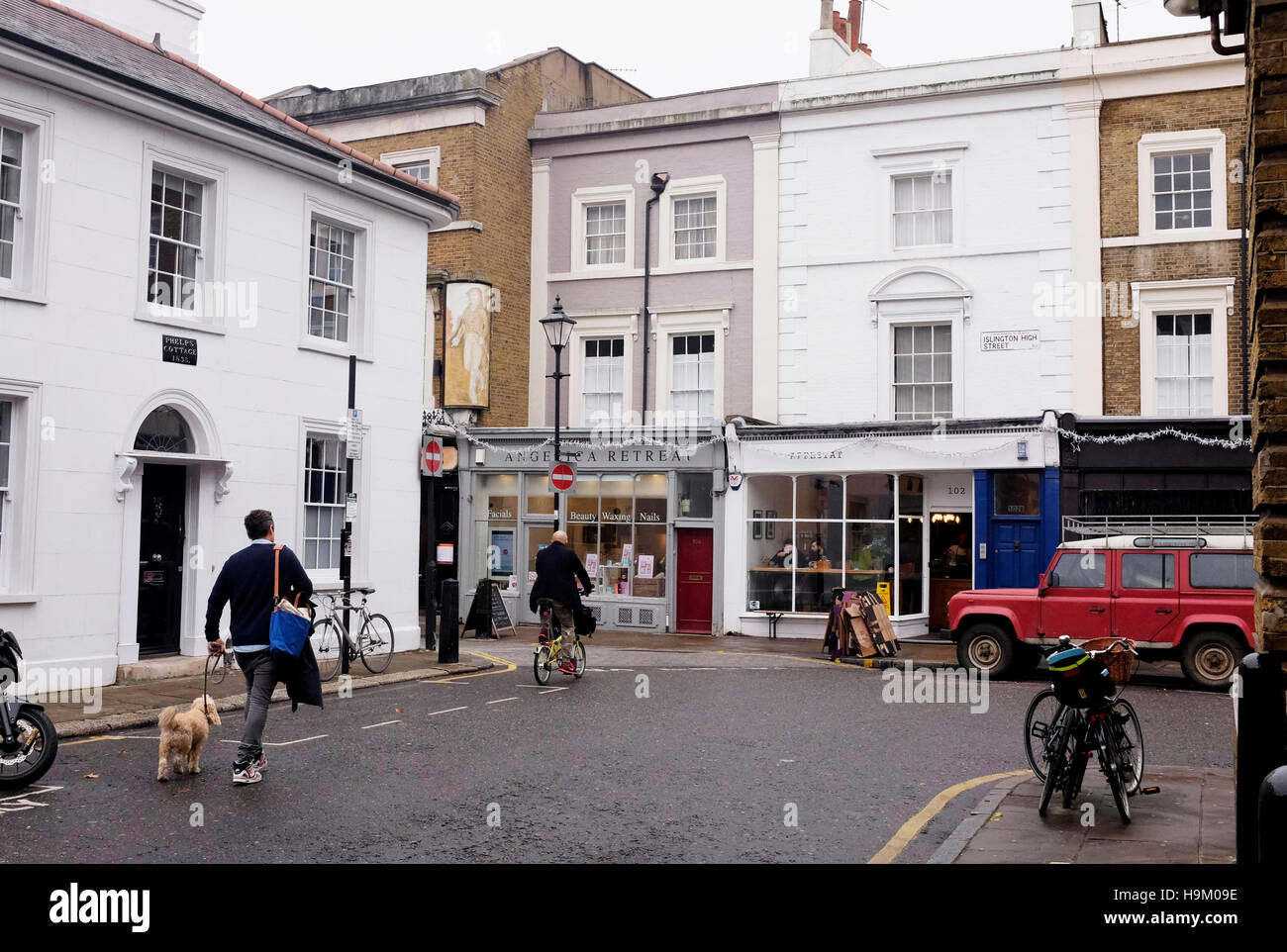 Islington High Street London UK Stockfoto