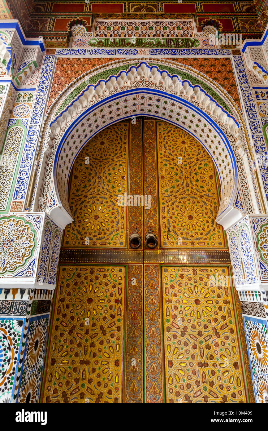 Schöne Architektur In der Medina (Fes el Bali), Fes, Marokko Stockfoto