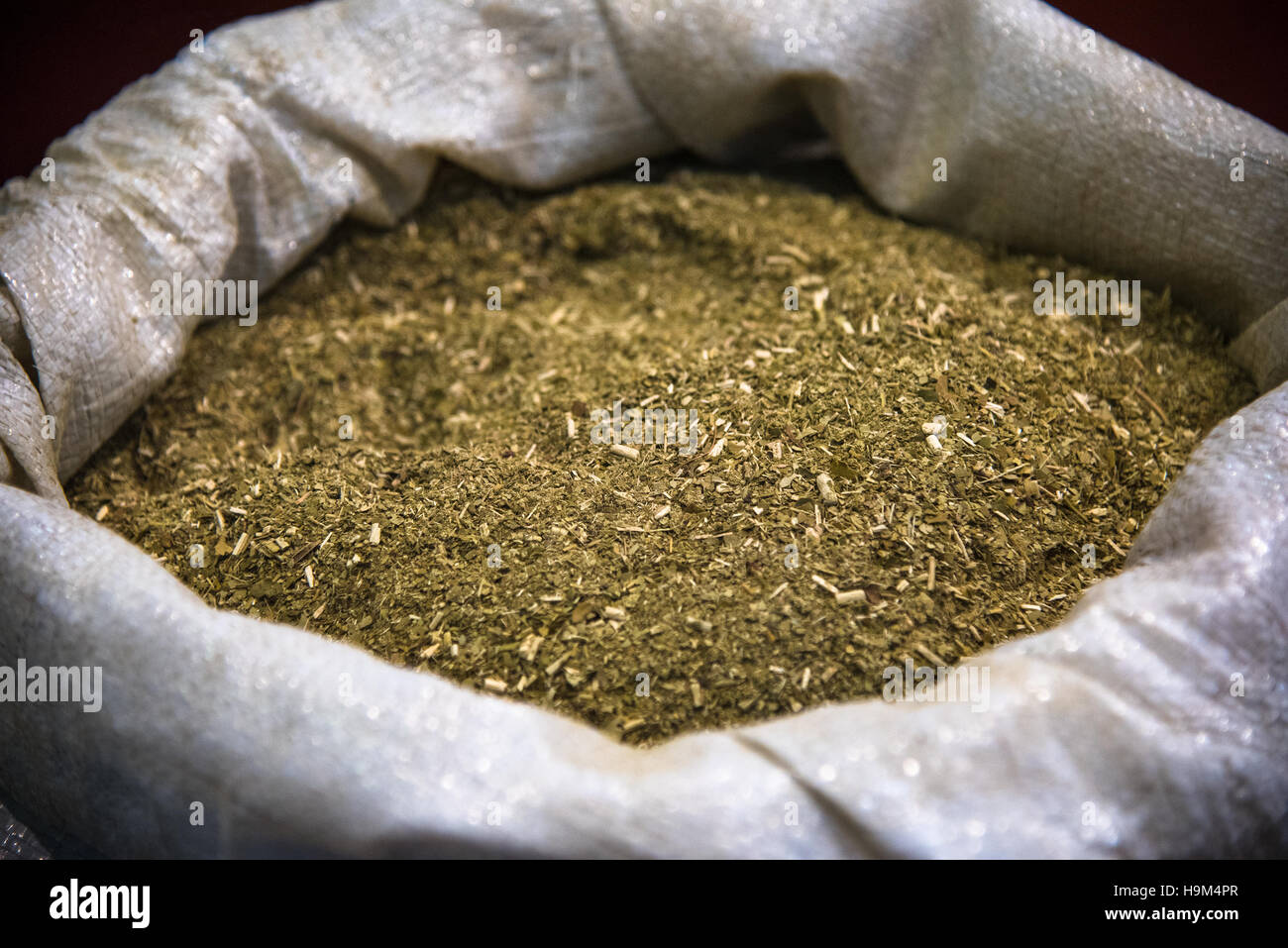 Traditionellen südamerikanischen Yerba Matetee. Selektiven Fokus Stockfoto