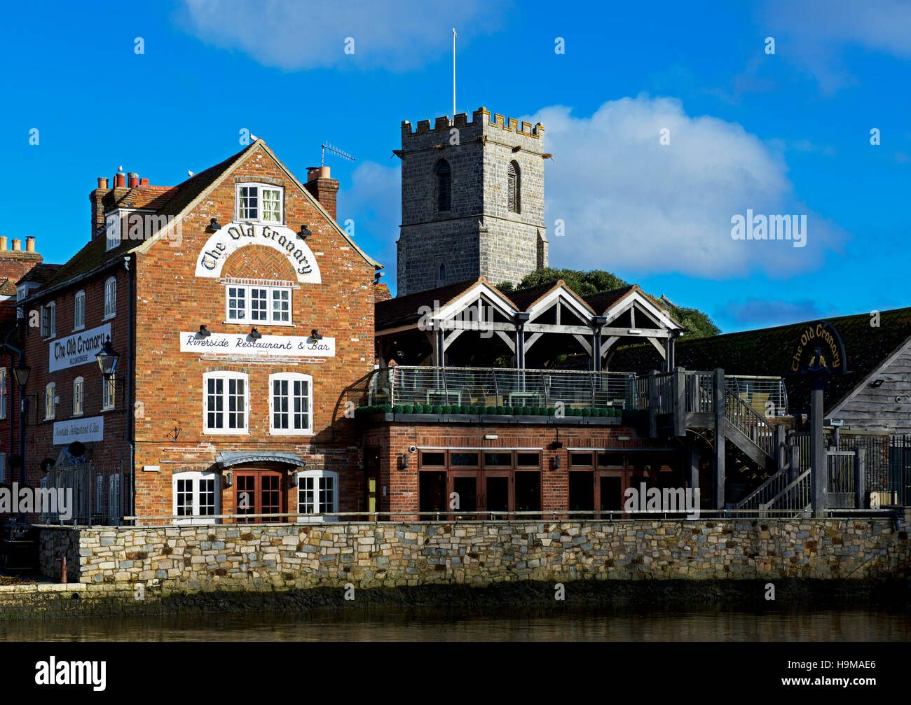 Die alten Getreidespeicher Restaurant und Bar, Wareham, Dorset, England UK Stockfoto