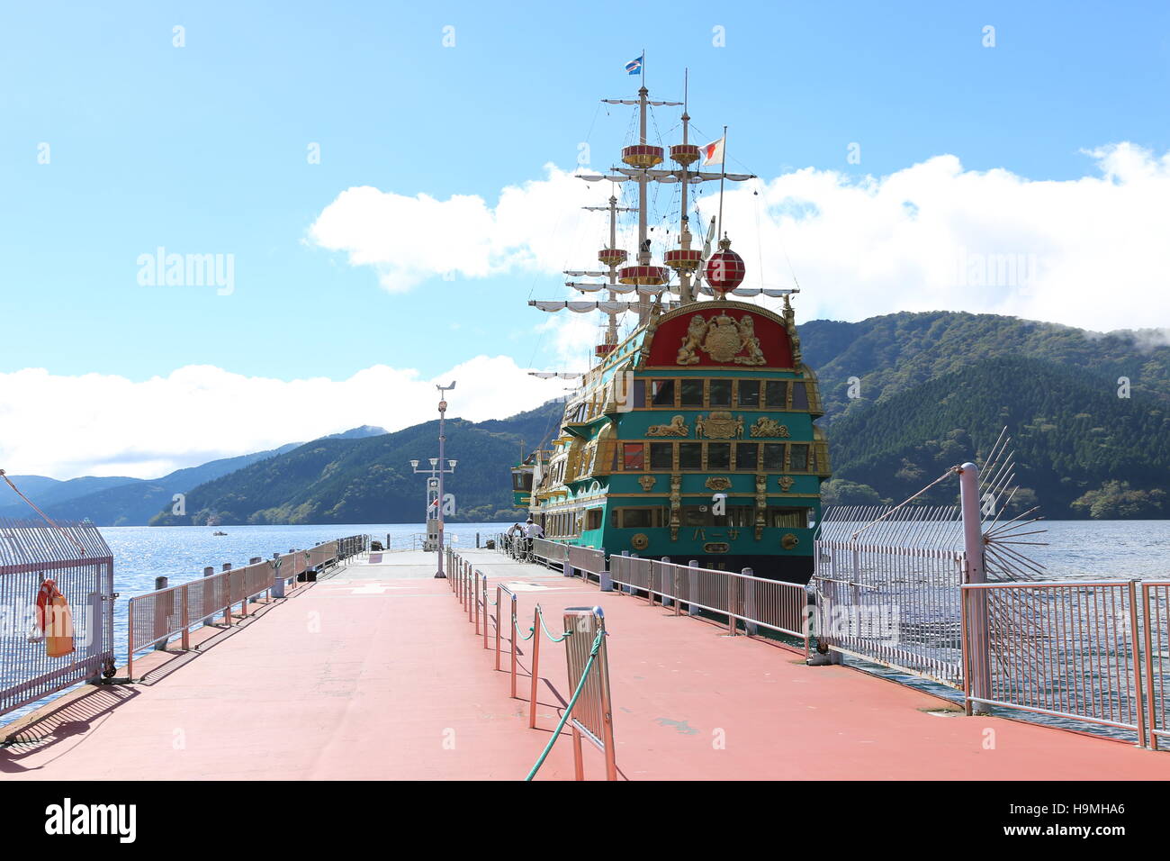 Piratenschiff in Hakone, Tokyo, Japan Stockfoto