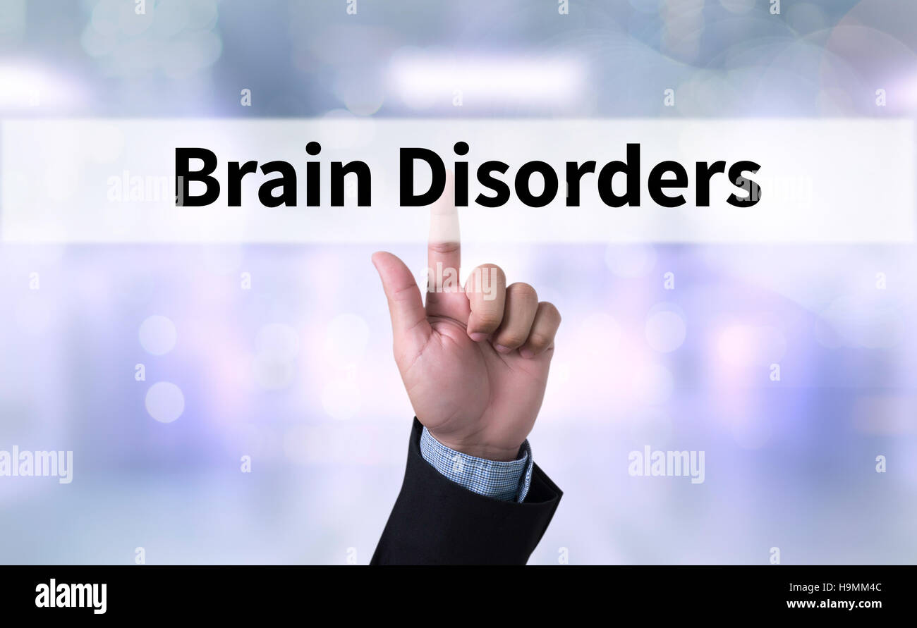 Erkrankungen des Gehirns Stockfoto