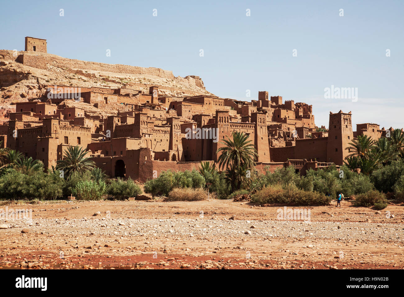 Ksar Ait Ben Haddou - Festung Provinz in Ouarzazate, Marokko. Stockfoto