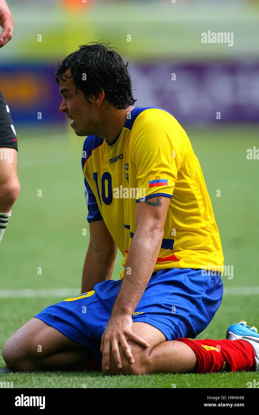 IVAN KAVIEDES ECUADOR & ARGENTINOS JUNIORS WM BERLIN Deutschland 20. Juni 2006 Stockfoto