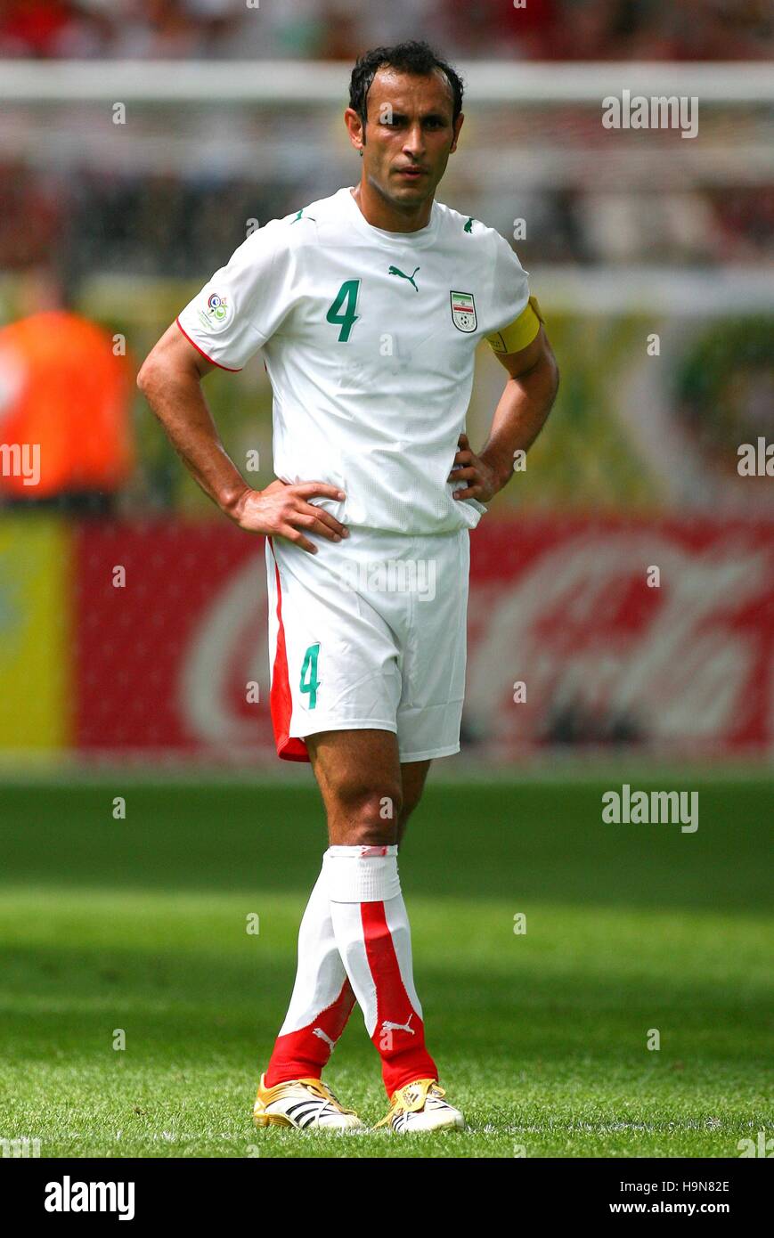 SOHRAB BAKHTIARIZADEH IRAN & SABA BATTERY WM FRANKFURT Deutschland 17. Juni 2006 Stockfoto