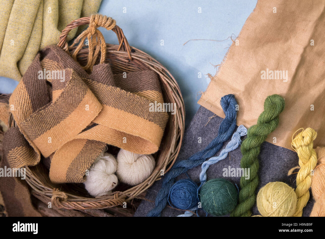 Webgarne Stockfoto