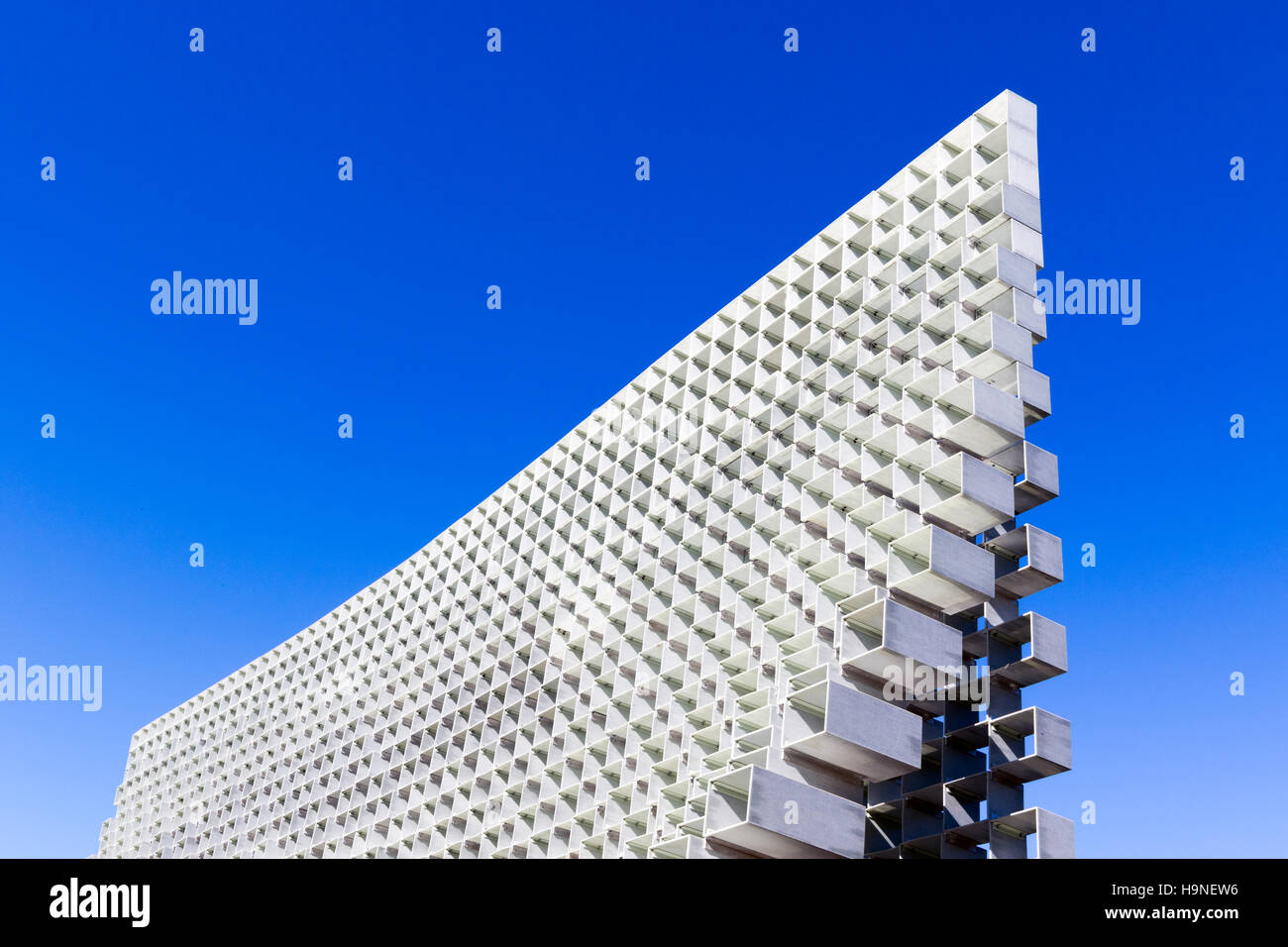 London, UK - 3. Oktober 2016 - The Serpentine Gallery Sommerpavillon, entworfen vom dänischen Architekten Bjarke Ingels. Stockfoto
