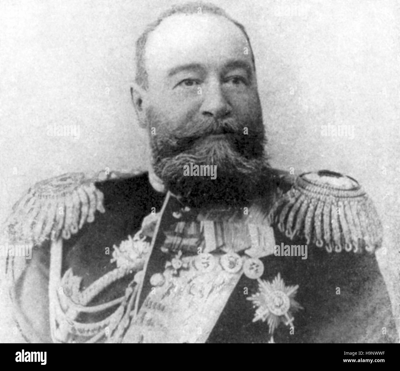 Vize-Admiral Alexeiev - Vizekönig von Russisch Stockfoto