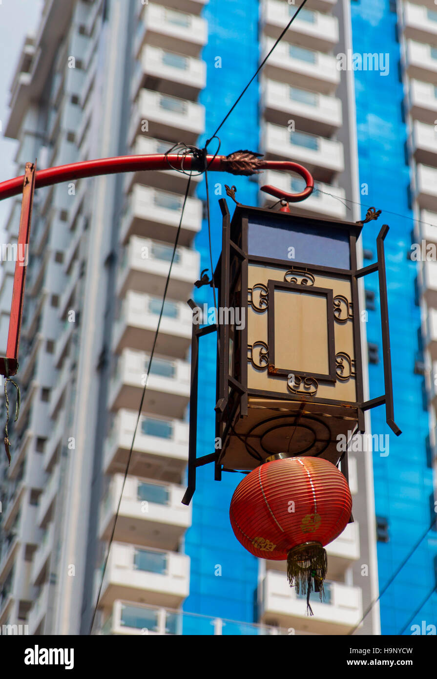 chinesische Laterne-China Town-manila Stockfoto