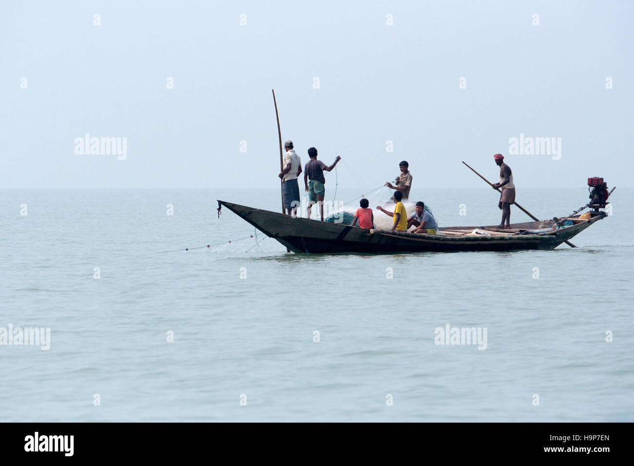 Chilika See, Odisha, Indien Stockfoto