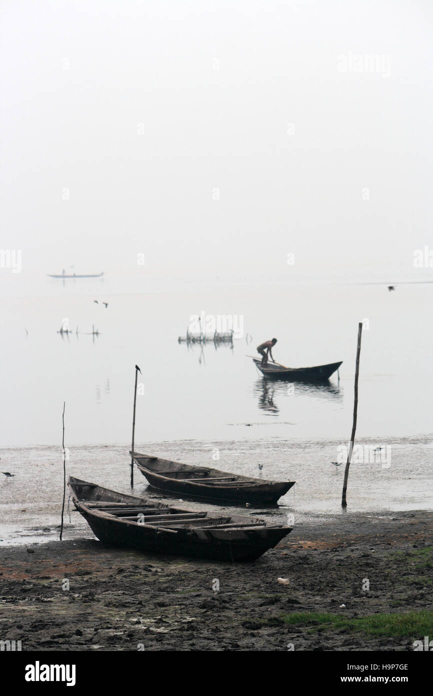 Chilika See, Odisha, Indien Stockfoto