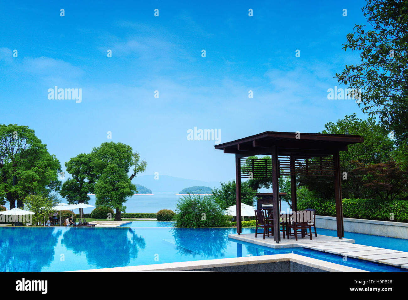 Qiandao See Landschaft der Stadt Hangzhou, China Stockfoto